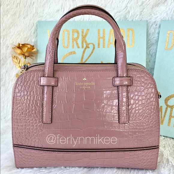 NEW Kate Spade Small Felix Riverside St Exotic NWT - Picture 1 of 7